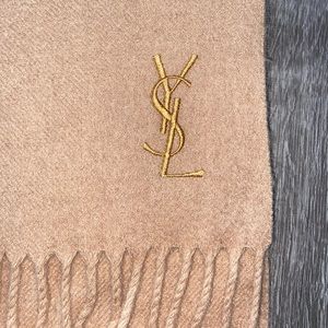 YSL wool scarf